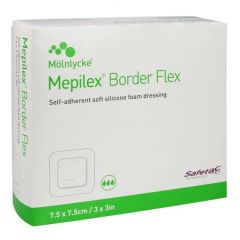 Opatrunek Mepilex Border FLEX 7,5 x 7,5 /opk. 5 szt