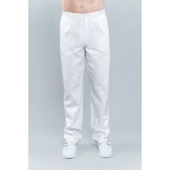Spodnie białe męskie klasyczne  76001/WHTH/44
